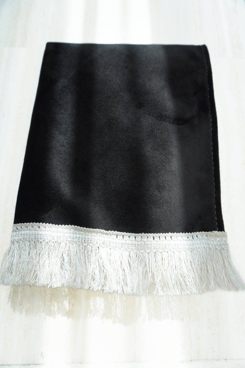 Tapis de prière unis noir