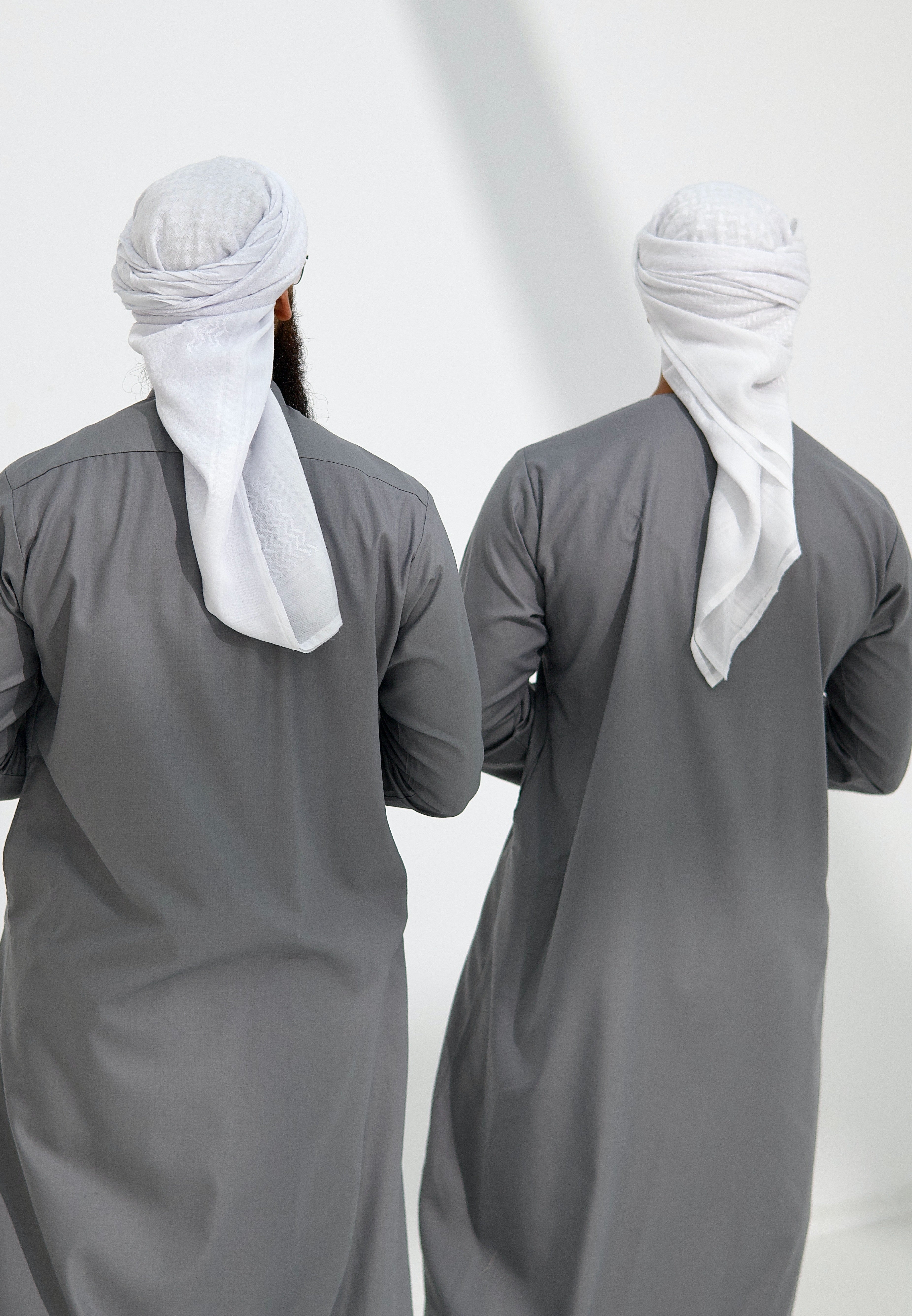 Qamis Saudi Coton gris