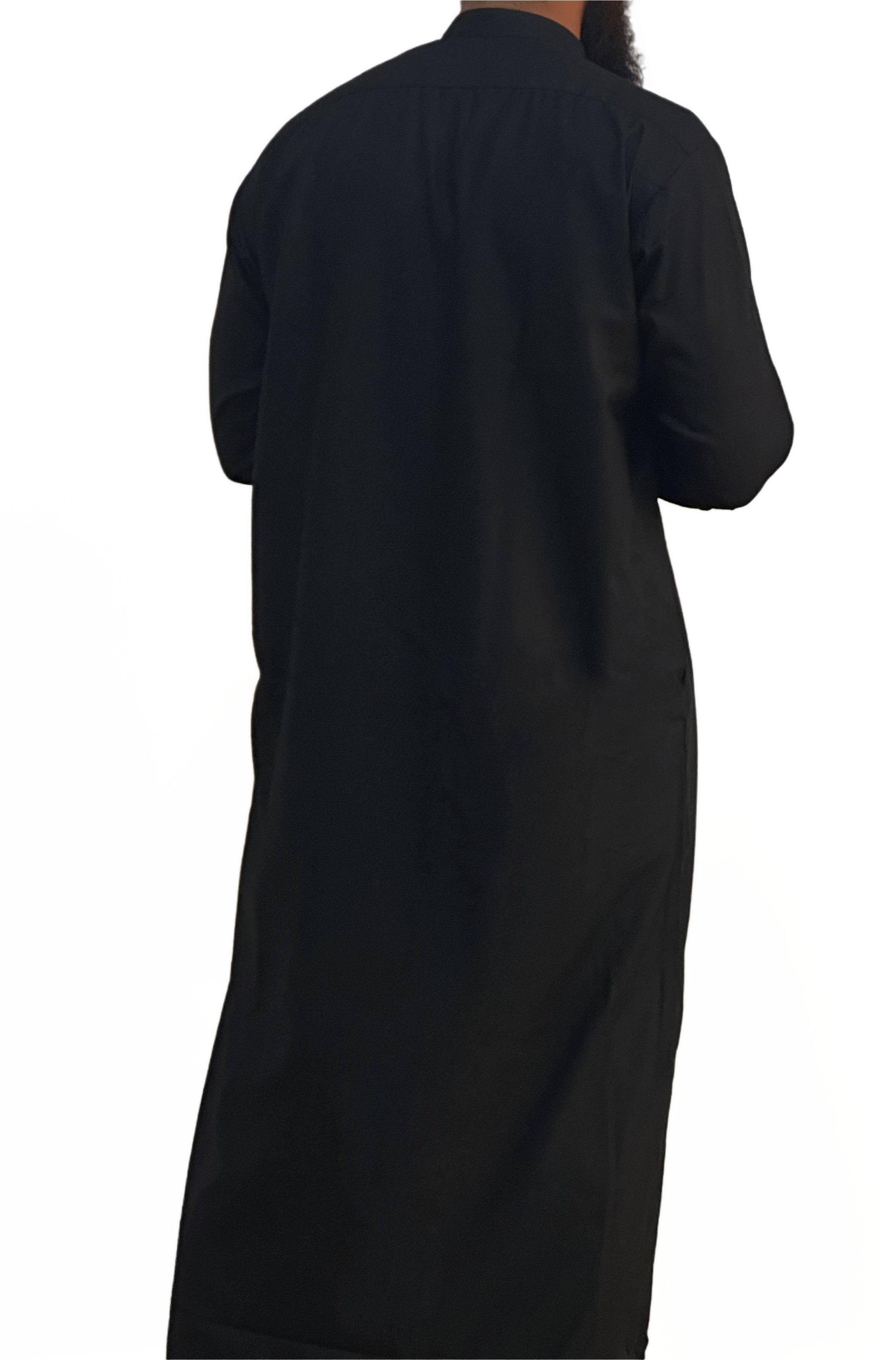 Qamis Saudi Coton noir