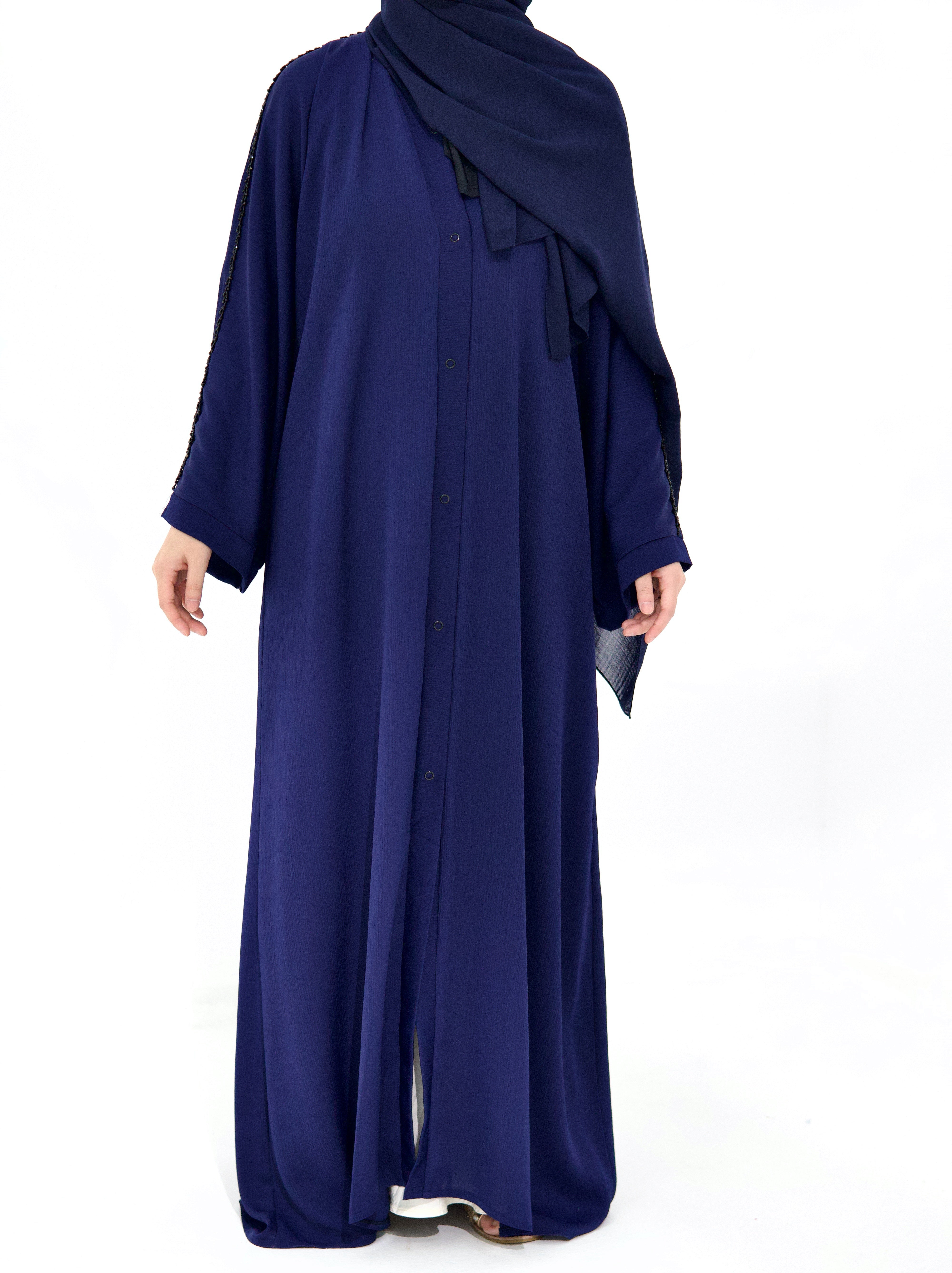 Abaya bleu
