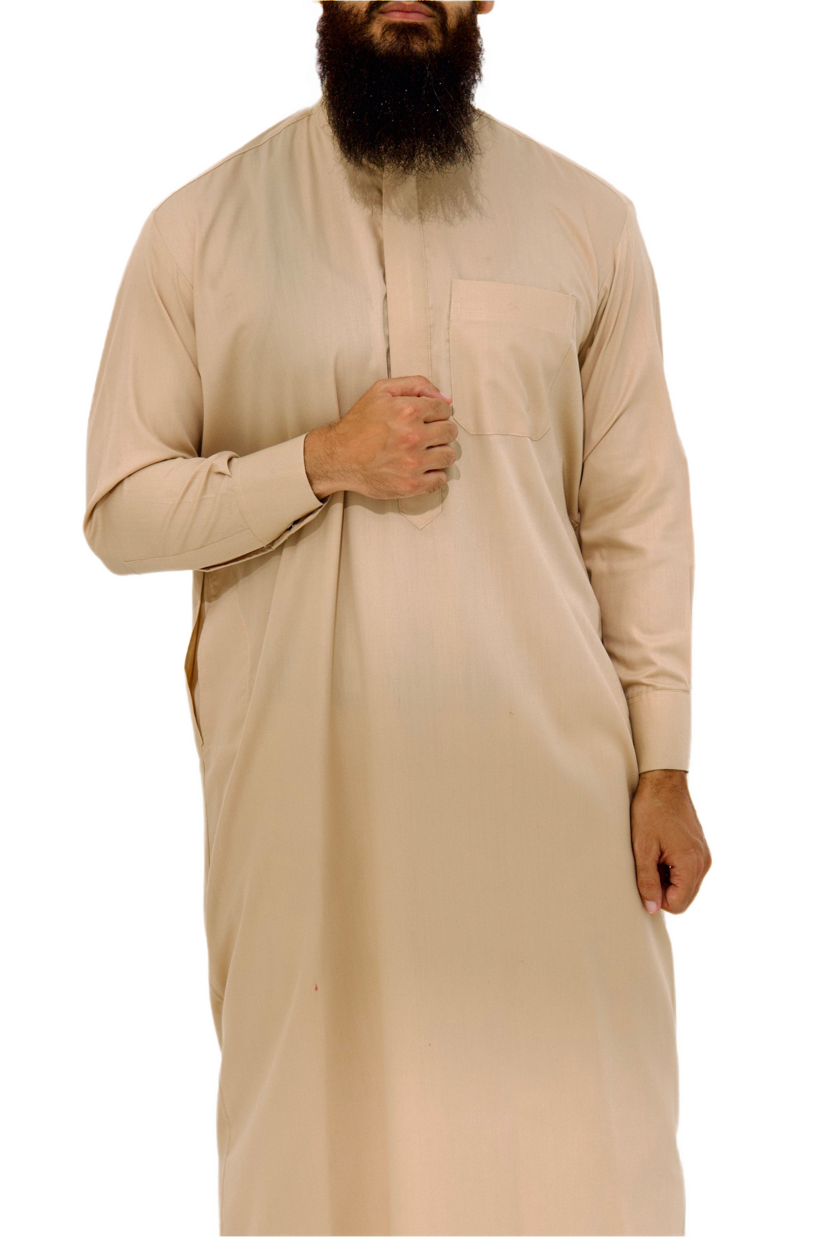 Qamis Saudi Coton beige