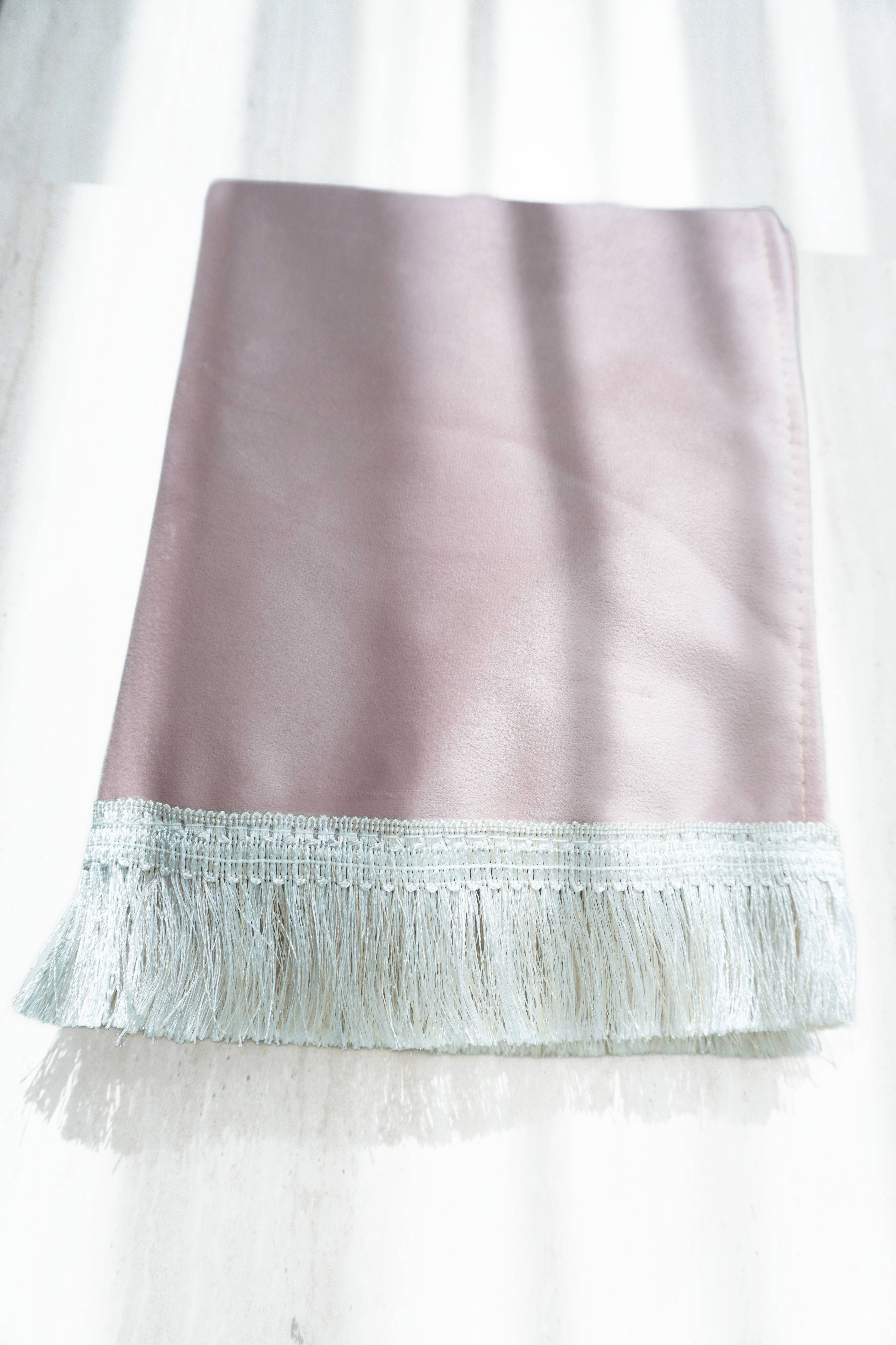 Tapis de prière unis rose