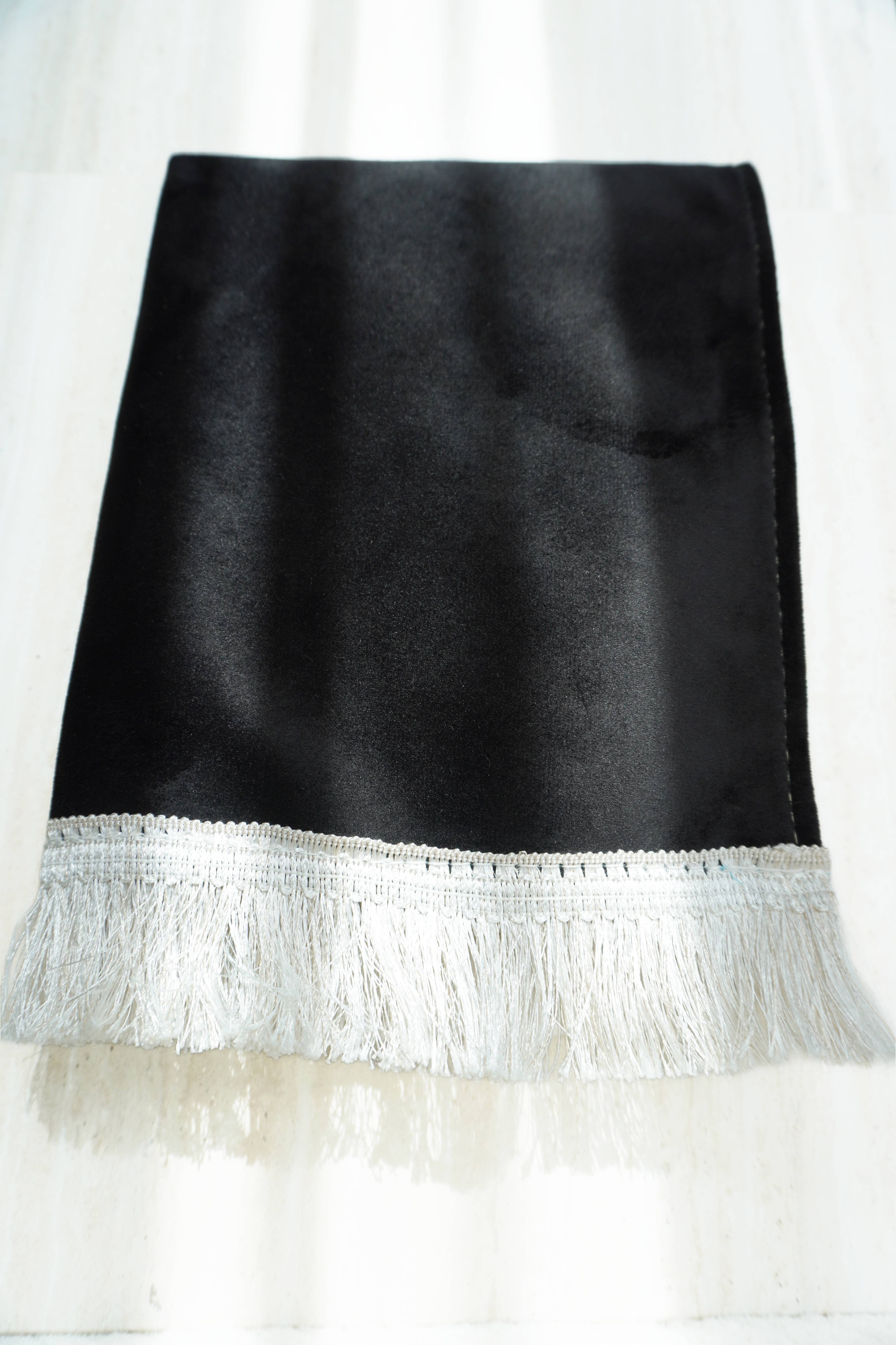 Tapis de prière unis noir