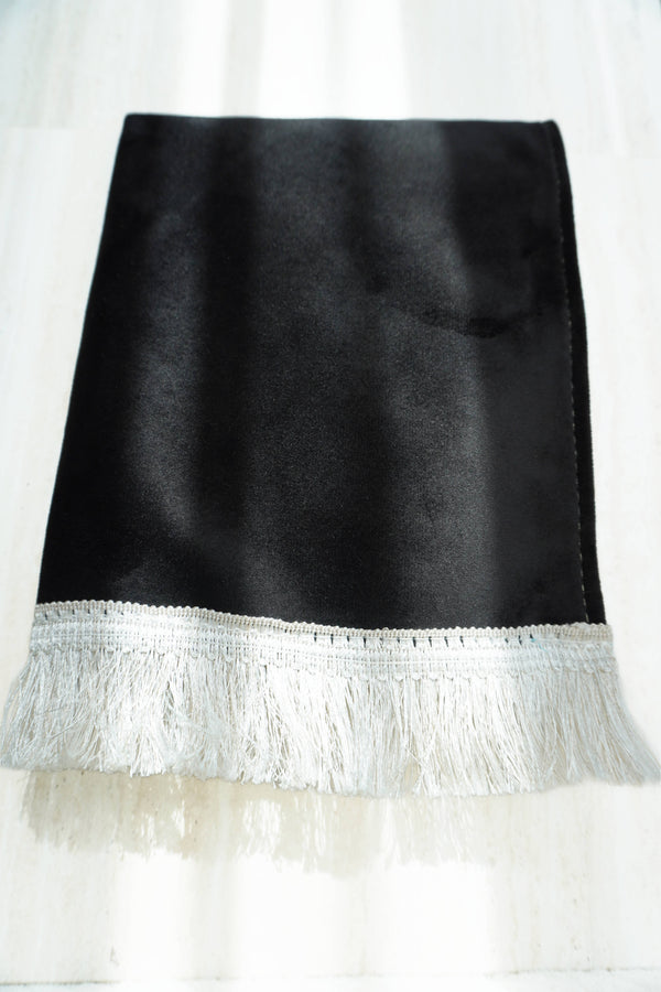 Tapis de prière unis noir