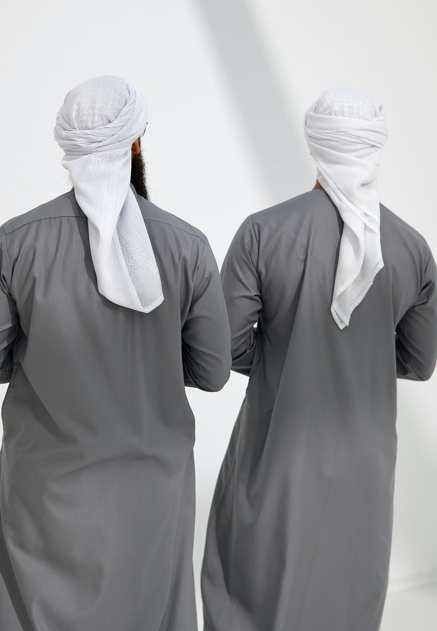Qamis Saudi Coton gris