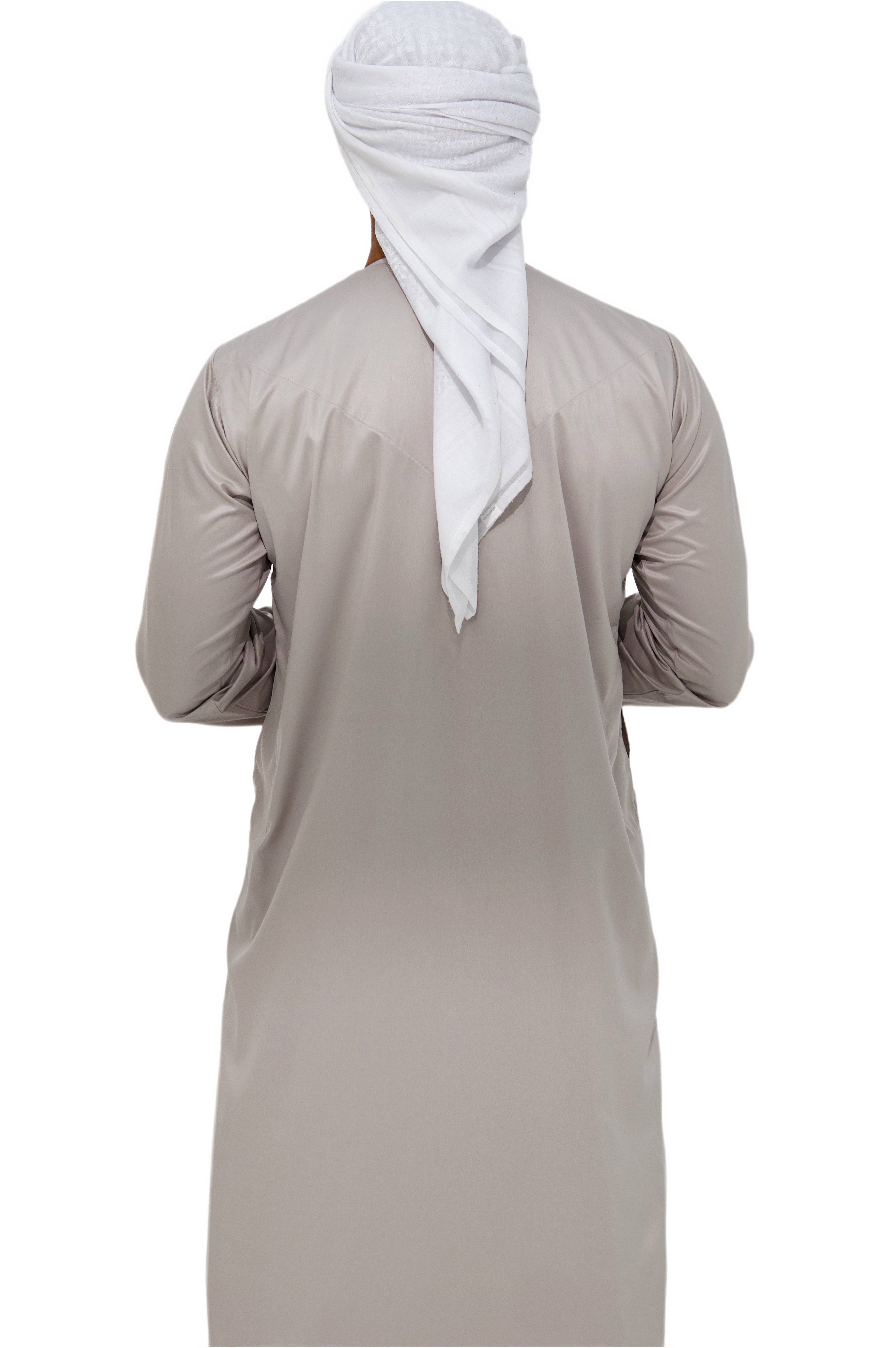 Qamis Emirati Satiné beige
