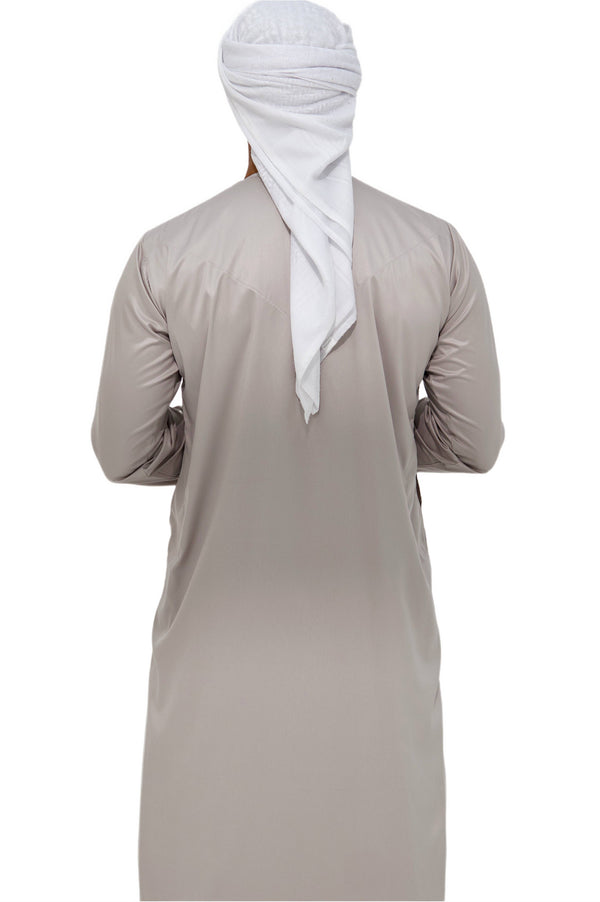 Qamis Emirati Satiné beige
