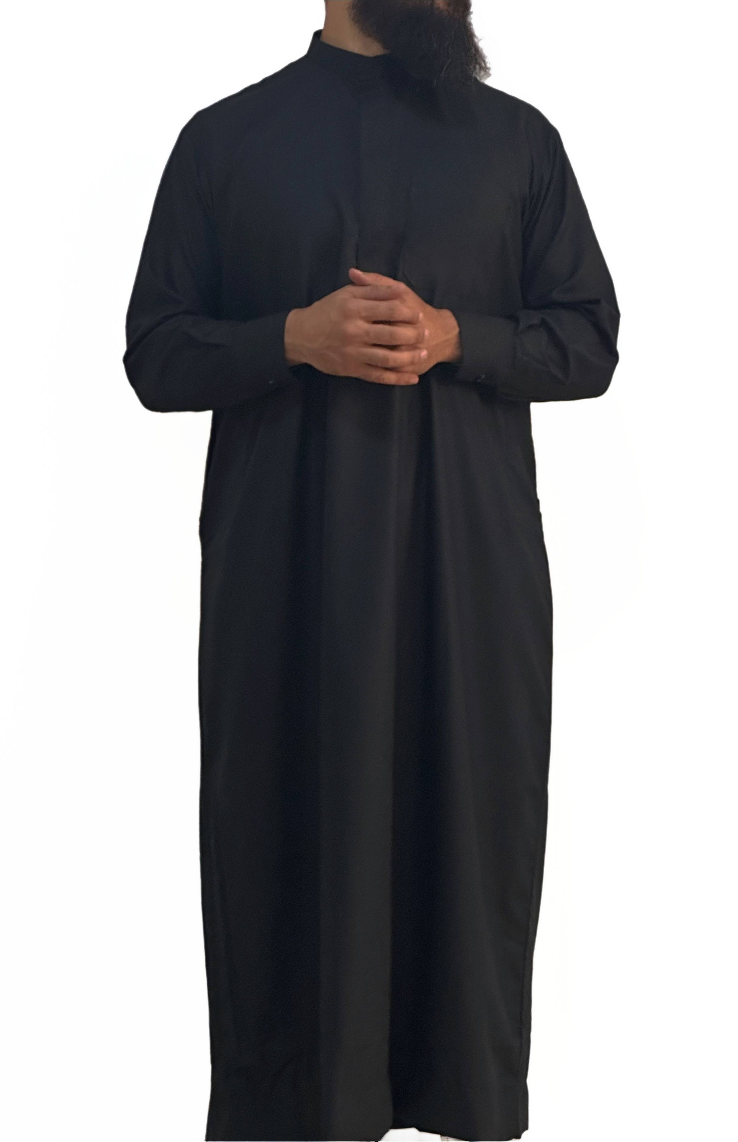 Qamis Saudi Coton noir