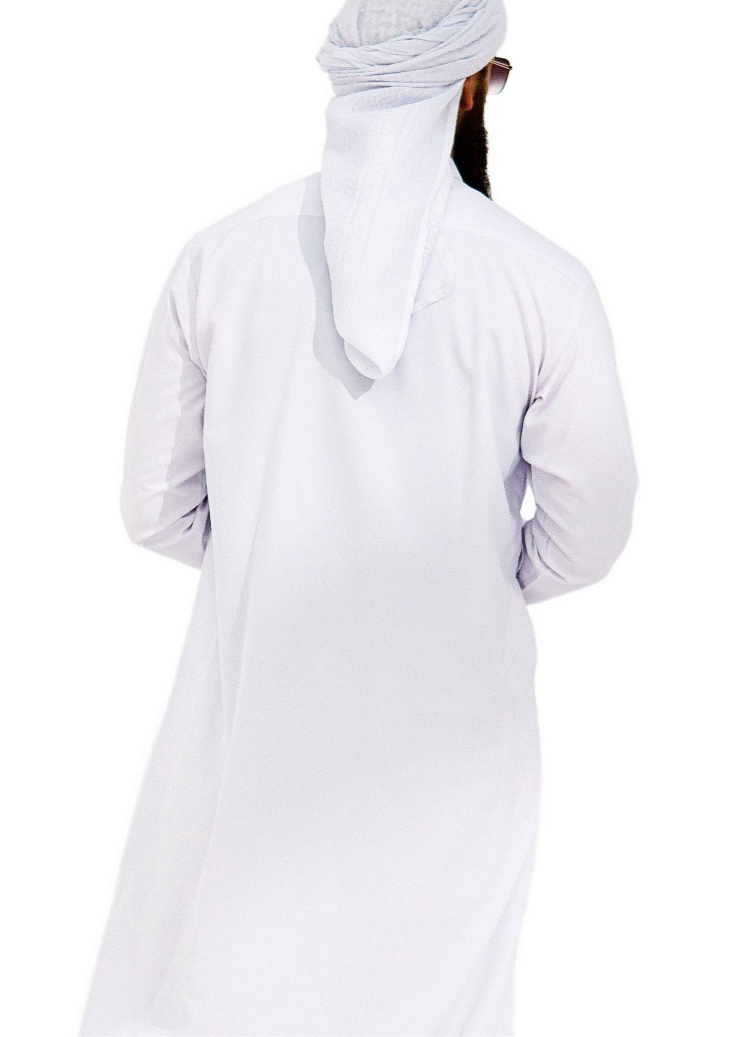 Qamis Saudi Coton blanc
