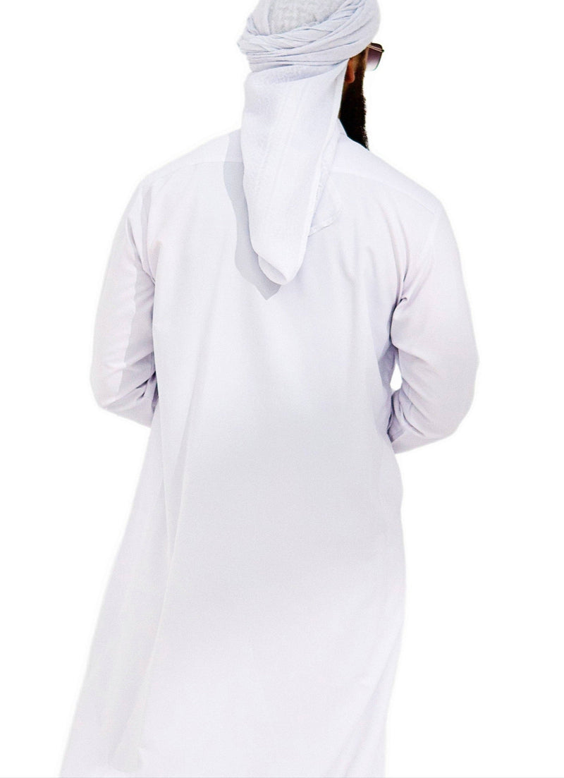 Qamis Saudi Coton blanc