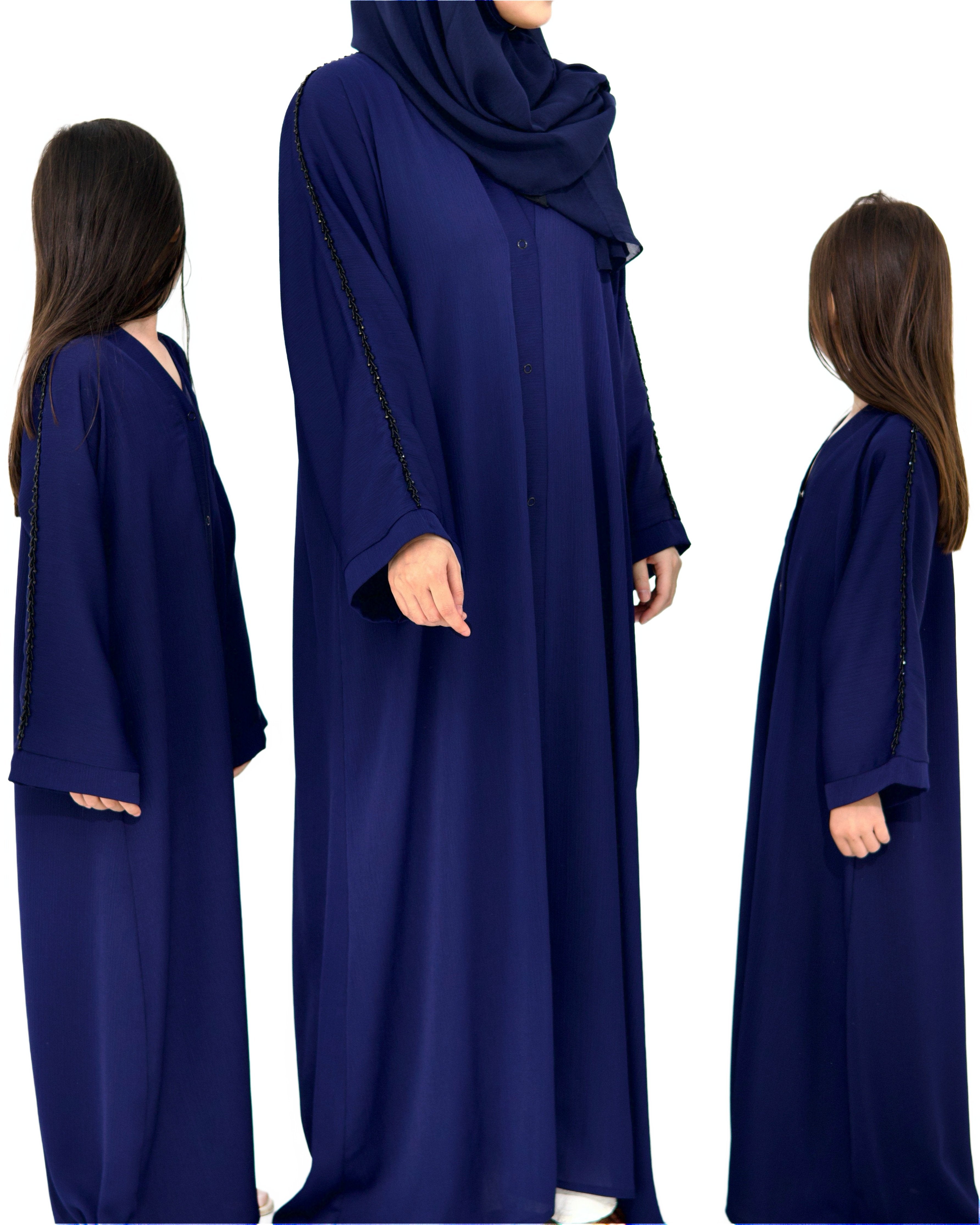 Abaya bleu enfant