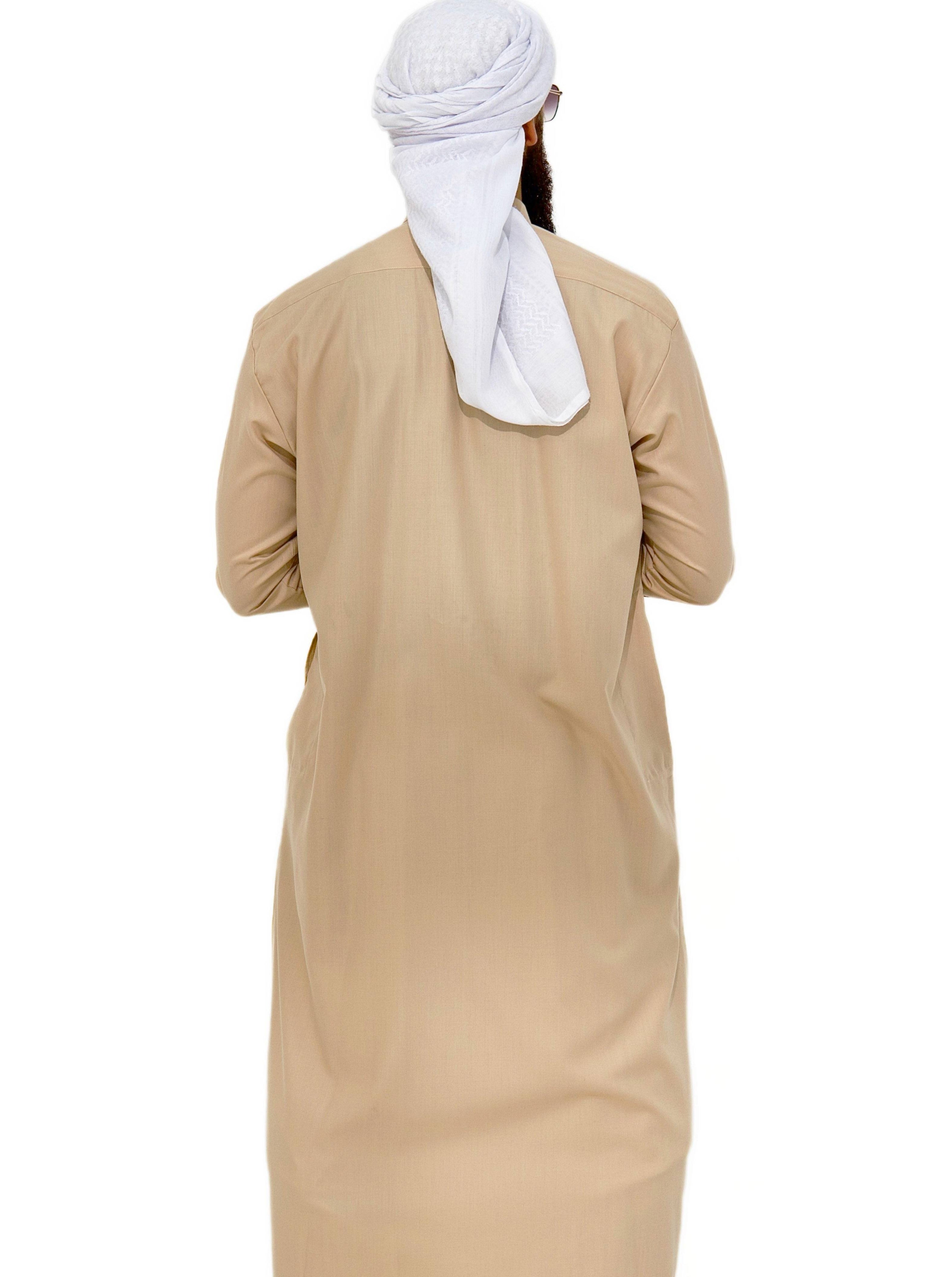 Qamis Saudi Coton beige