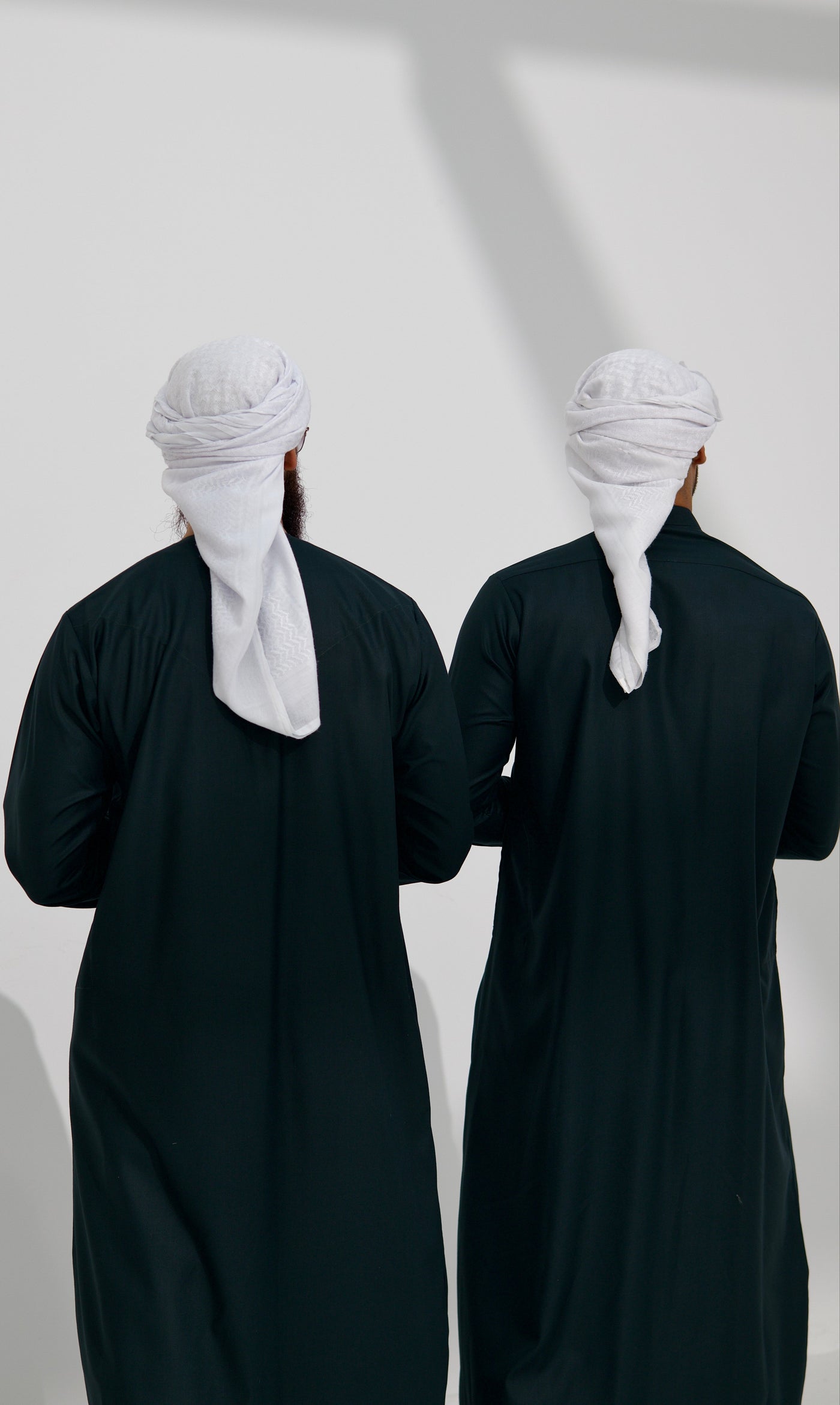 Qamis Emirati coton vert bouteille