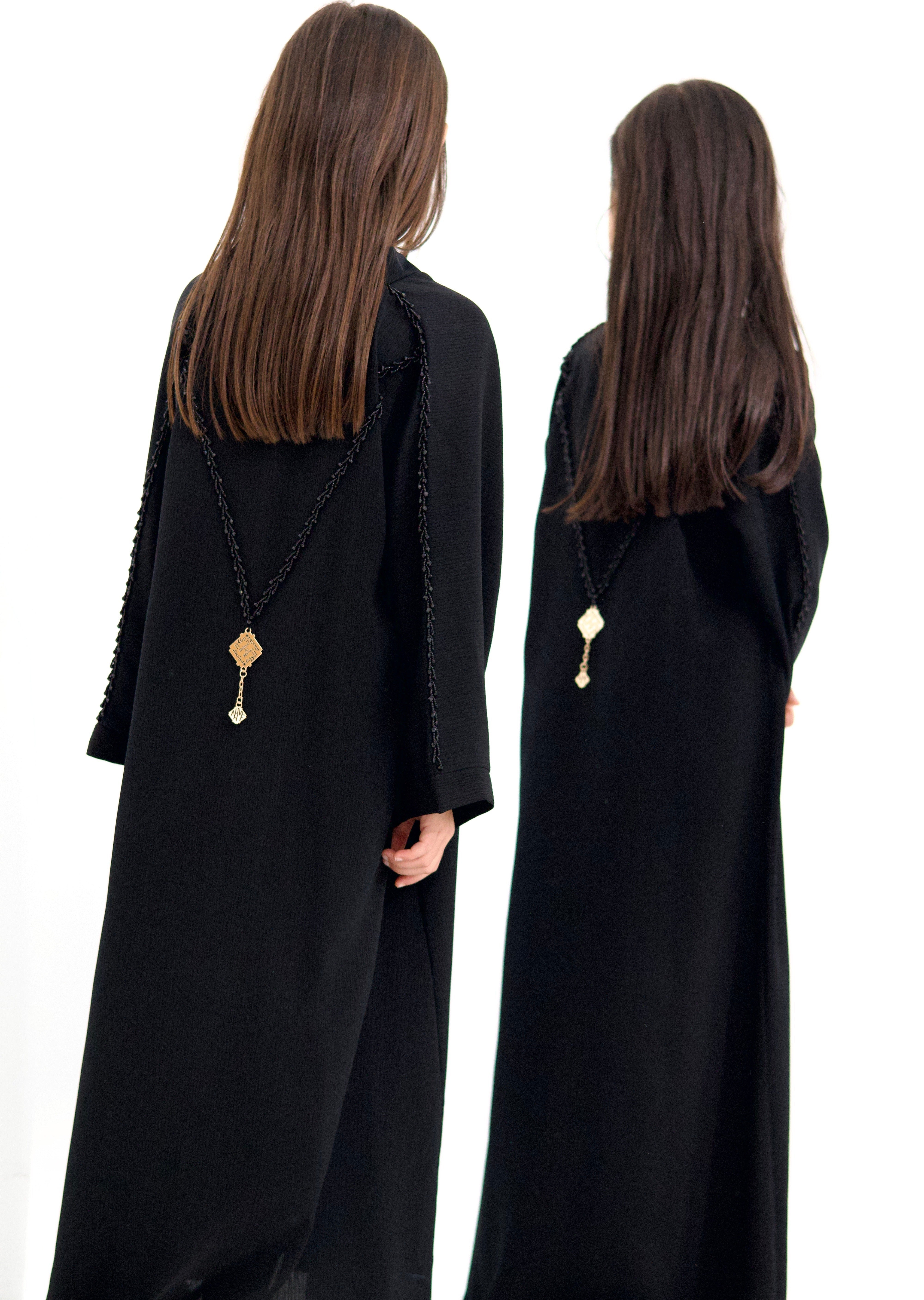 Abaya noir enfant
