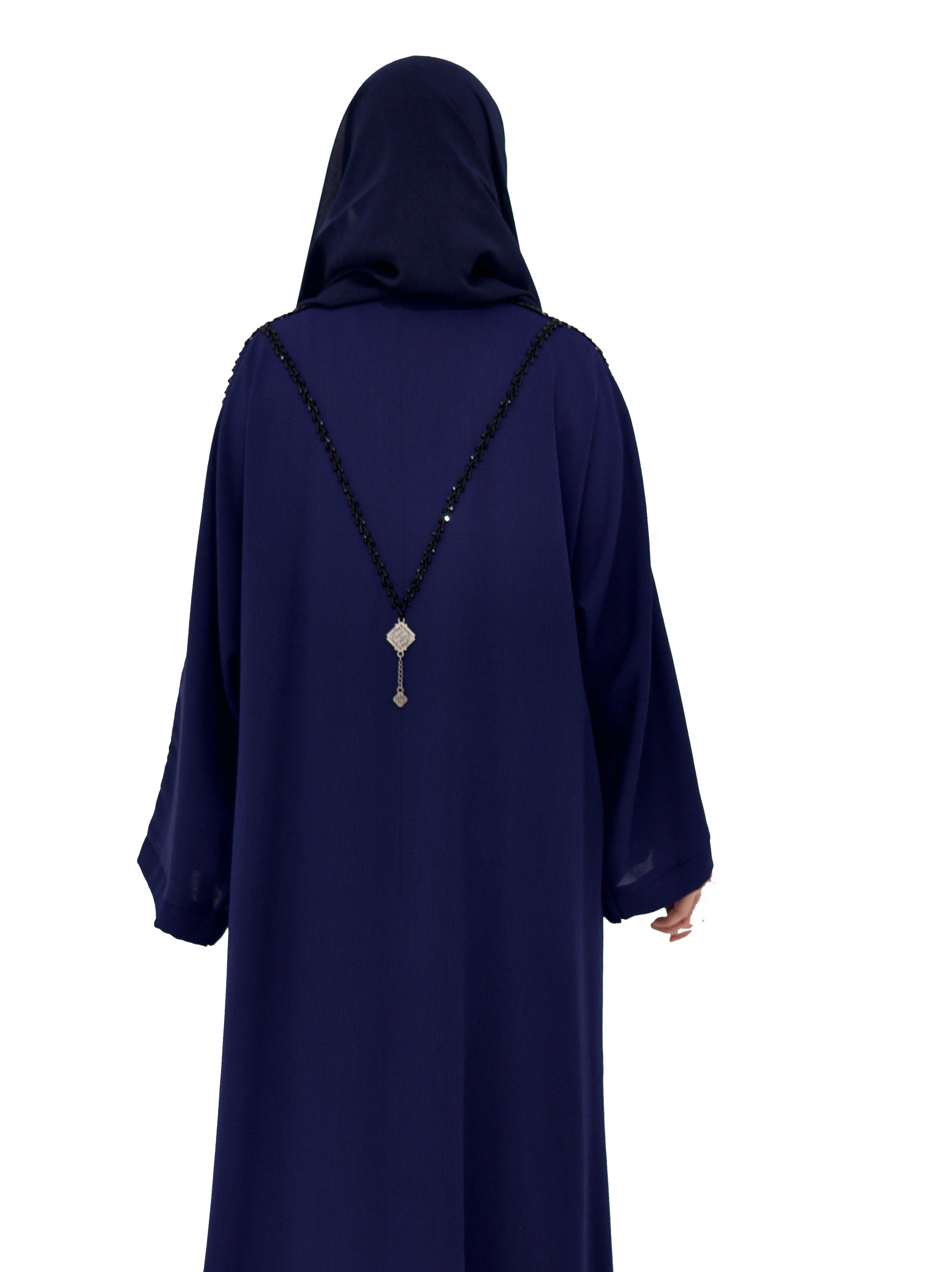 Abaya bleu