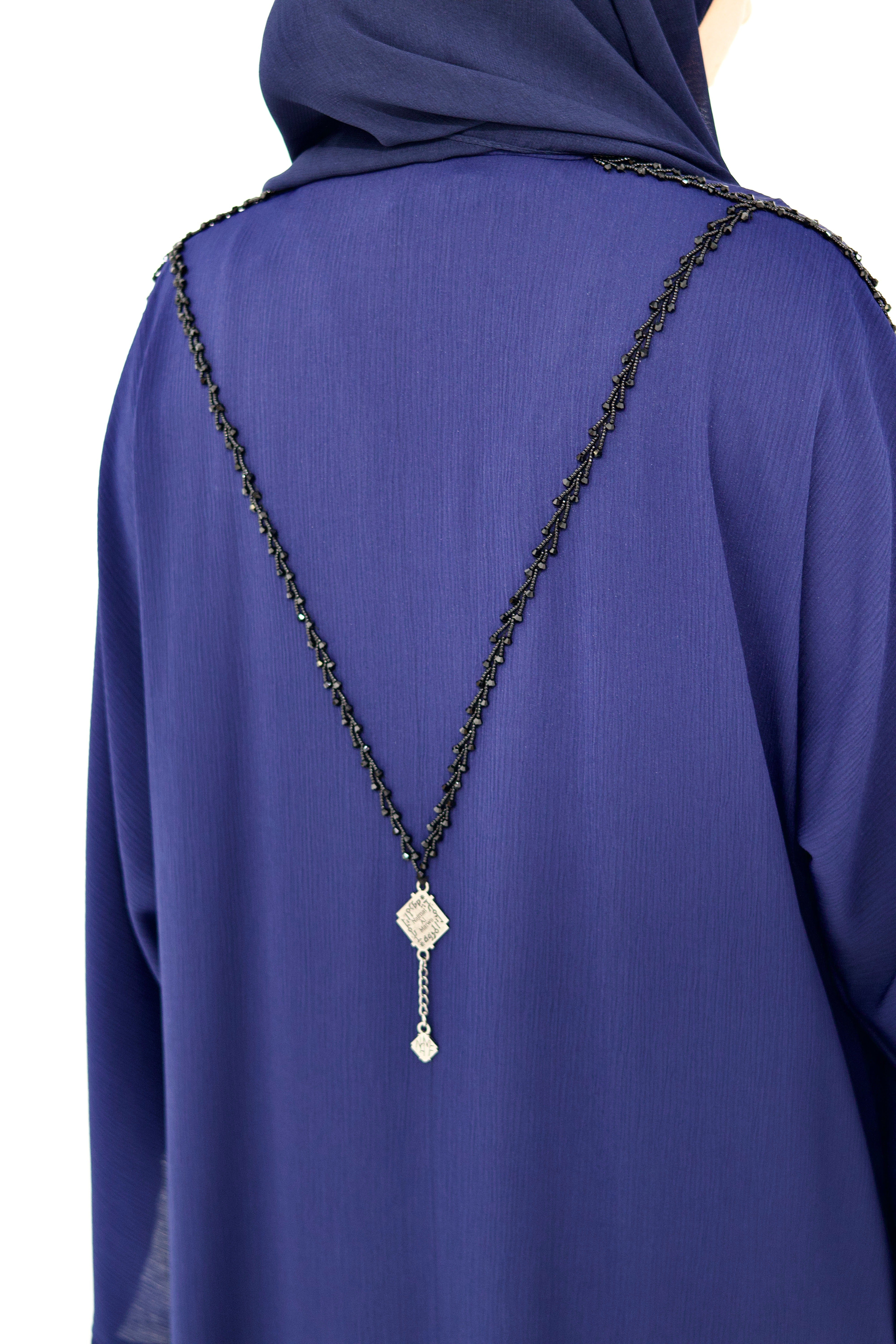 Abaya bleu